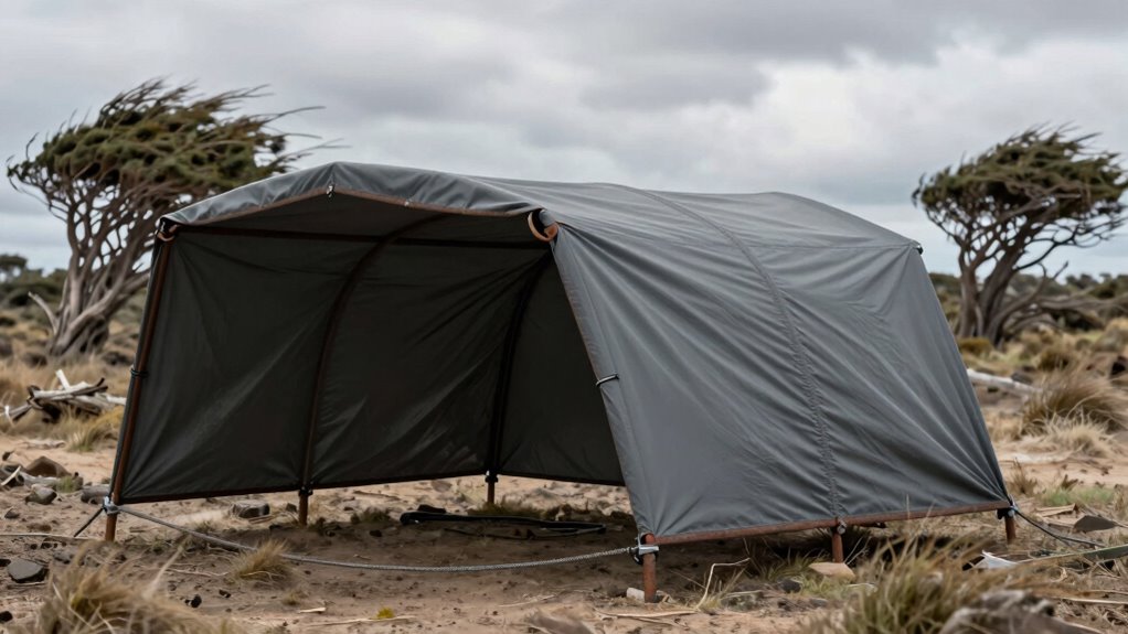 durable wind resistant shelter materials