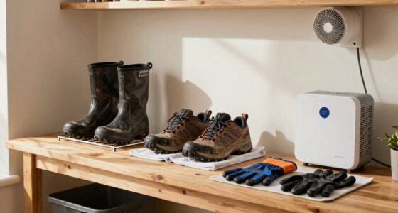 efficient muddy gear drying
