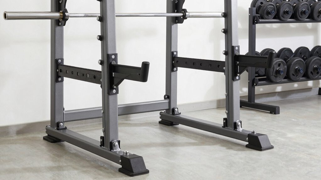 essential squat rack safety features
