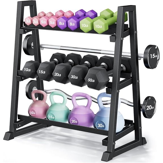 heavy duty dumbbell storage