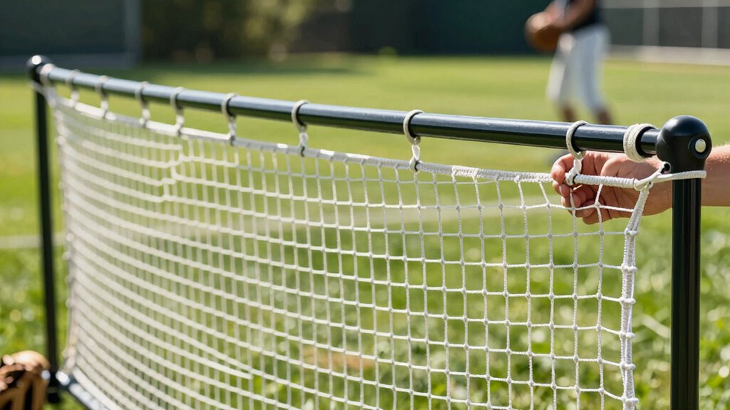 optimal hitting net size