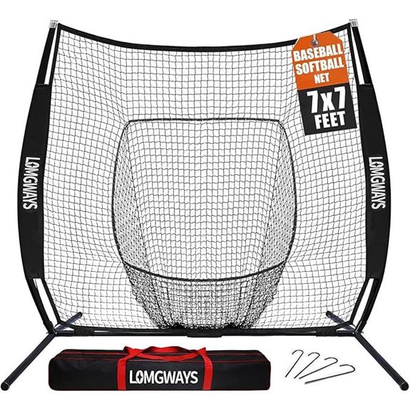 portable steel frame net