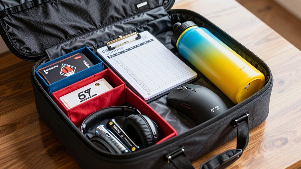 prepare organize pack essentials