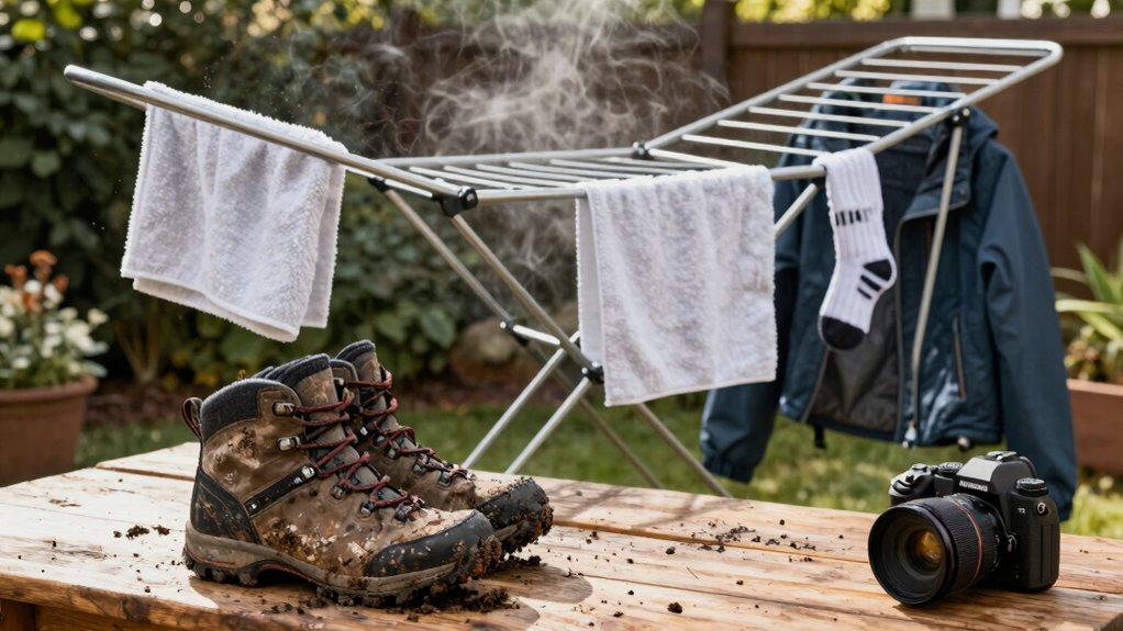 prioritize muddy gear care