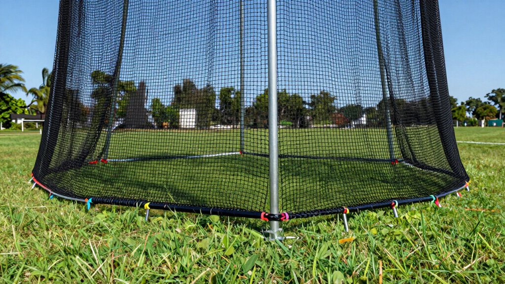 secure cage in windy conditions