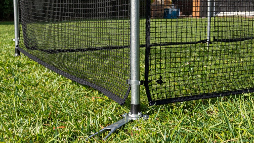 secure lawn friendly batting cage