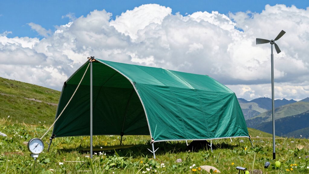 secure wind resistant sports shelter