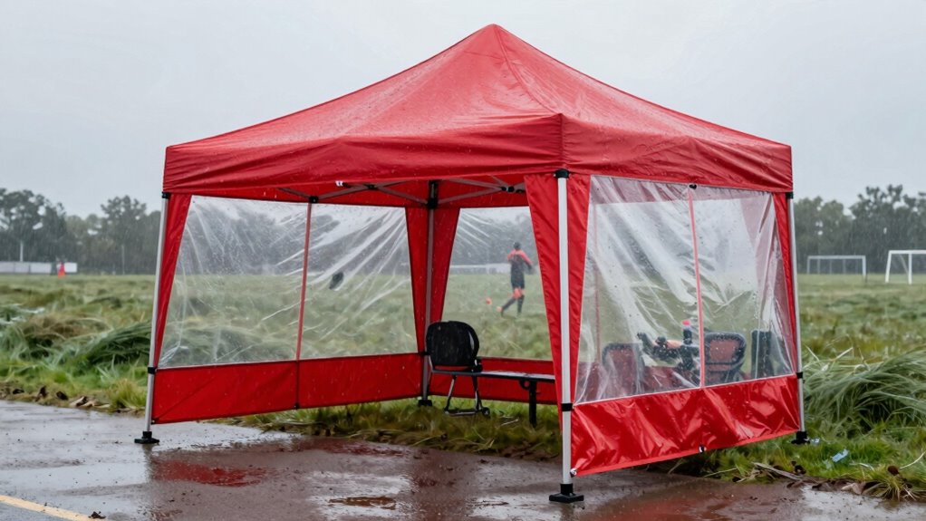 shelter features for sports