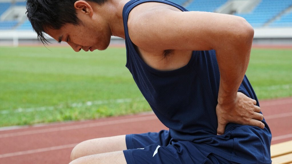 signs of post game back strain