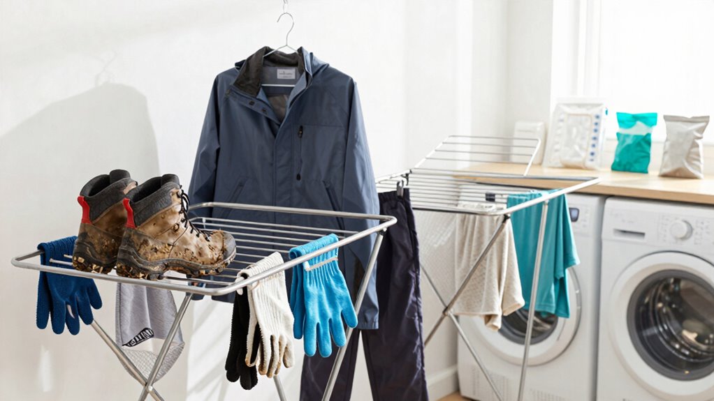 store gear in dry breathable containers