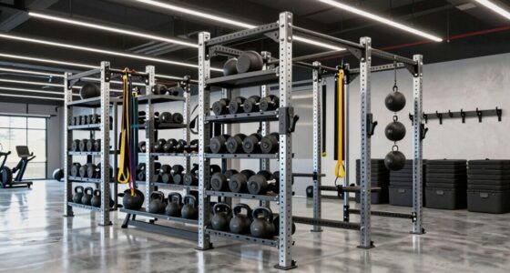top garage gym storage