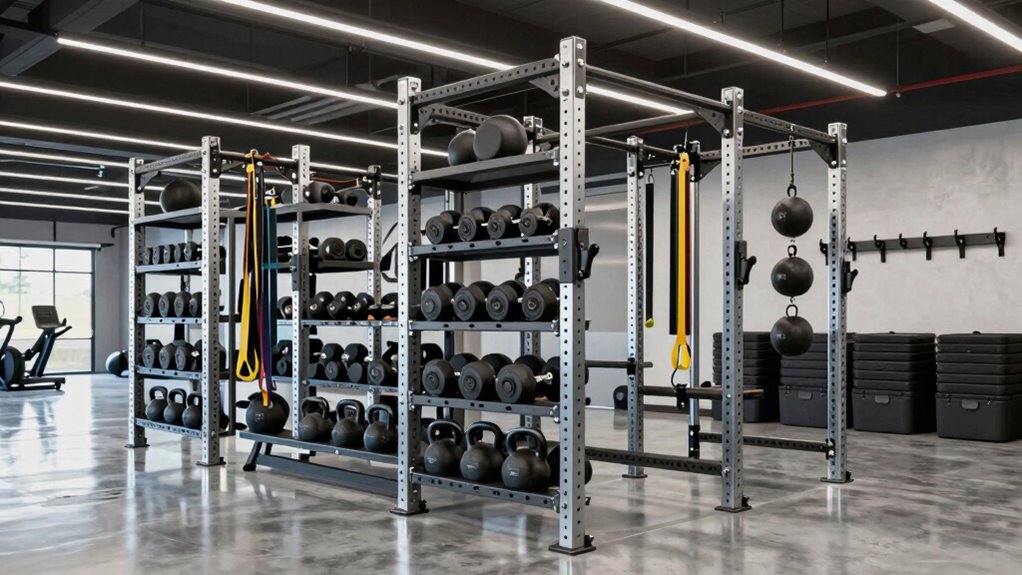 top garage gym storage