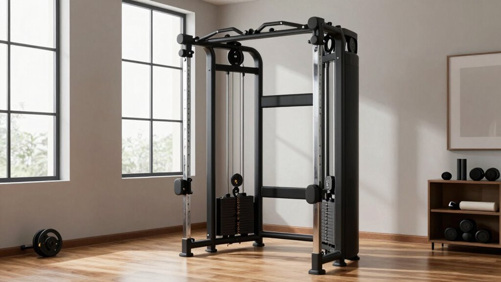 top home gym lat machines