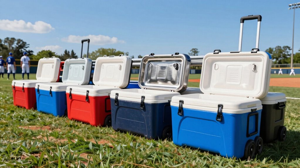 top large softball coolers