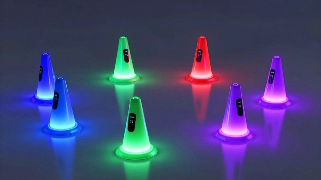 top lighting agility cones
