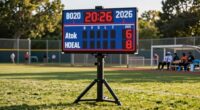 top portable softball scoreboards
