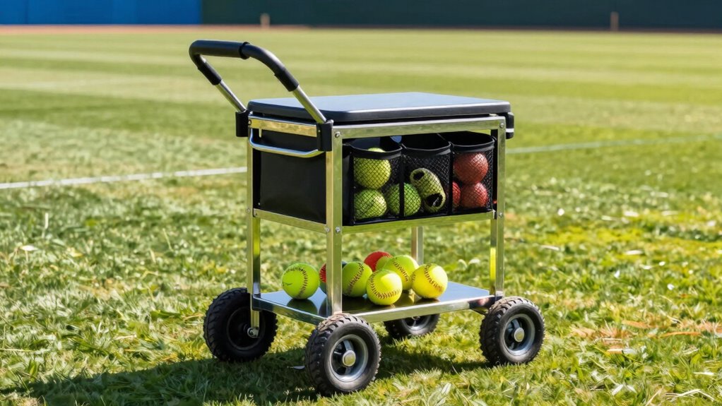 top softball ball carts