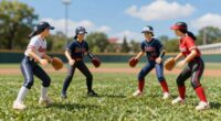 top softball practice mannequins