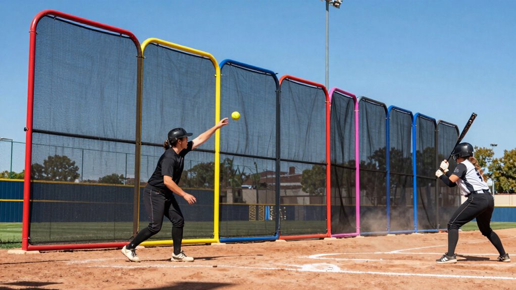 top softball toss screens
