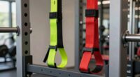 top squat rack safety straps