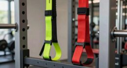 top squat rack safety straps