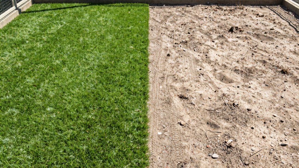 training surface material differences