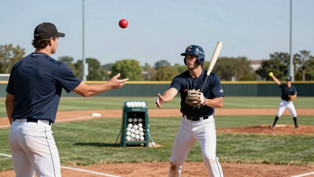 use soft toss for coordination