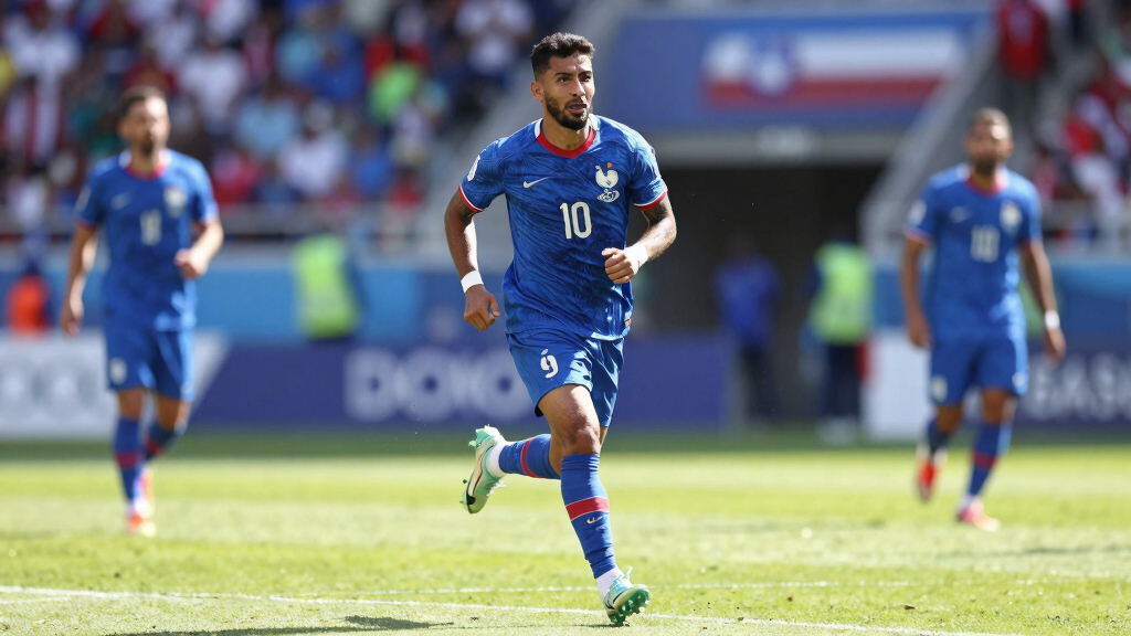 France Starts Offensively Against Paraguay in Live Match