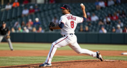 Grant Holmes takes the mound as the Braves face the Nationals
