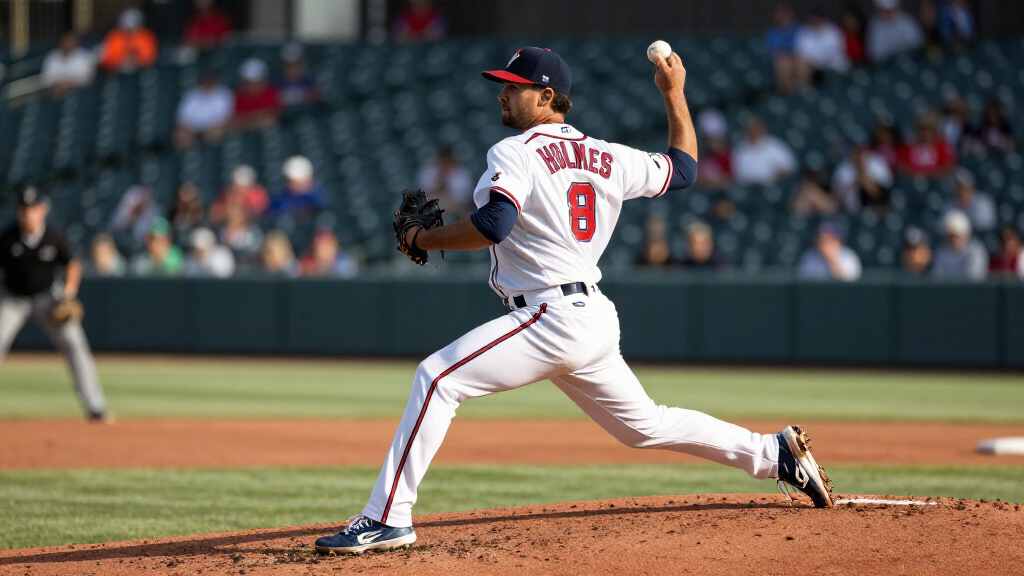 Grant Holmes takes the mound as the Braves face the Nationals