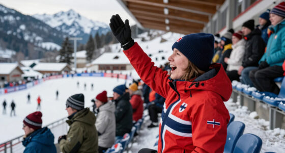 Norway cheered on by two familiar faces in the stands during epic World Cup upset